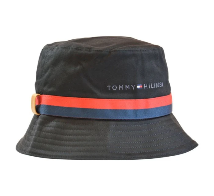 Klobouk Tommy Hilfiger Established Tape Bucket Hat Black - AM0AM08271-0GJ