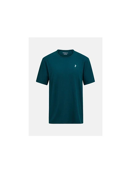 Pánské tričko PEAK PERFORMANCE M Wool-Blend Shortsleeve, zelené Pánské tričko PEAK PERFORMANCE M Wool-Blend Shortsleeve, zelené