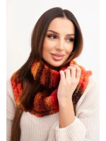 Komin dámský vlněný šál zimní  červený model 21860894 - K-Fashion