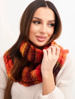 Komin dámský vlněný šál zimní  červený model 21860894 - K-Fashion