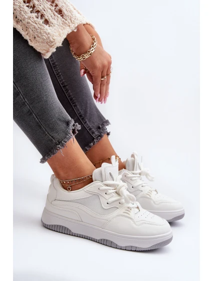 Dámské tenisky na platformě bílé Etnaria Dámské tenisky na platformě bílé Etnaria