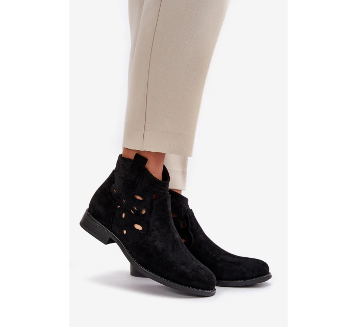 Dámské Botky S Na Zip Černé model 21668174 - S.Barski