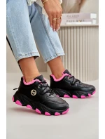 Zateplené Dámské Sportovní Boty Na Na Platformě Černé model 21668455 - Boto Zateplené Dámské Sportovní Boty Na Na Platformě Černé model 21668455 - Boto