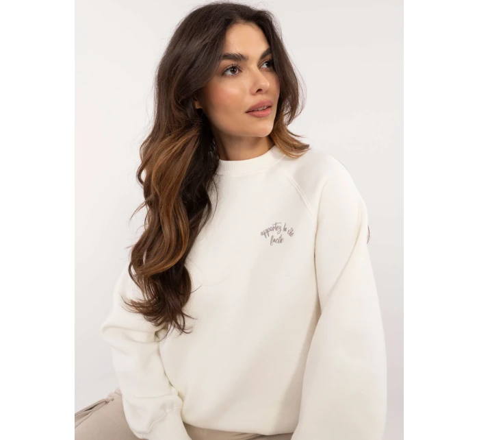 Bluza model 20614007 ecru - FPrice Bluza model 20614007 ecru - FPrice
