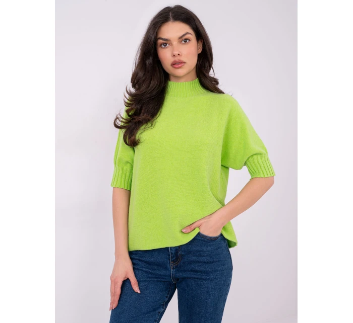 Jumper MI SW 0512.77 limetkově zelený Jumper MI SW 0512.77 limetkově zelený