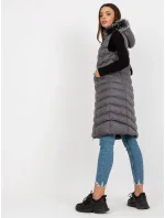 Dámská vesta RV KZ 008.00P tmavě šedá