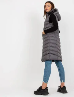 Dámská vesta RV KZ 008.00P tmavě šedá