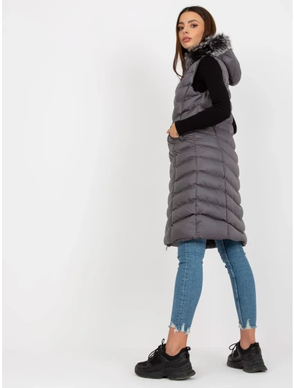 Dámská vesta RV KZ 008.00P tmavě šedá