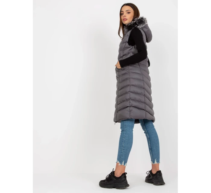 Dámská vesta RV KZ 008.00P tmavě šedá