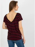 Dámské tričko RV TS model 18265507 černá a červená - FPrice