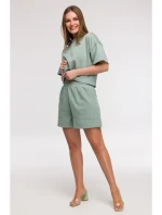 model 21047240 Šortky s kapsami mátové - BeWear