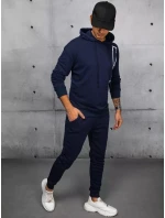 Pánské tmavě modré tepláky Dstreet AX0682 Pánské tmavě modré tepláky Dstreet AX0682