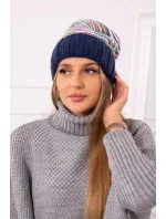 Dámská čepice Feba K330 navy blue Dámská čepice Feba K330 navy blue