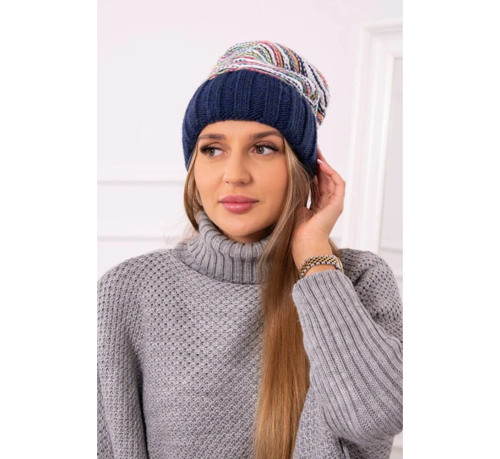 Dámská čepice Feba K330 navy blue Dámská čepice Feba K330 navy blue