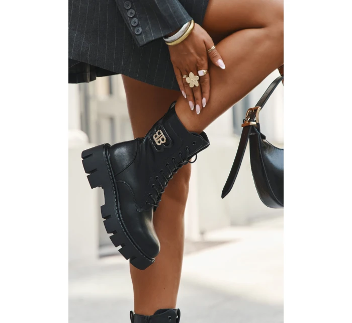 Zateplené workery dámské s ozdobou Černé model 21708949 - Boto Zateplené workery dámské s ozdobou Černé model 21708949 - Boto