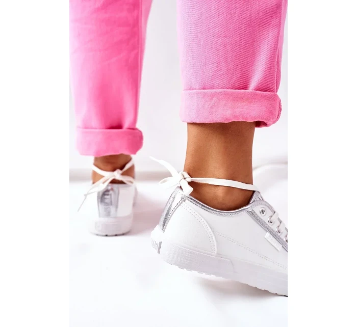 Women's Leather Sneakers BIG STAR II274055 White Women's Leather Sneakers BIG STAR II274055 White