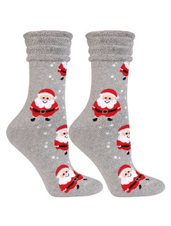 Vánoční ponožky 1 šedé se model 19390278 - Moraj