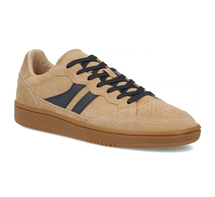 Pánské kožené polobotky béžové Filippo MP7794