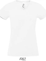 SOL'S Imperial V Women Dámské tričko do V z těžké bavlny 25.2941 white