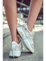 Dámské Tenisky Sportovní Boty Béžove model 21588026 - Boto Dámské Tenisky Sportovní Boty Béžove model 21588026 - Boto