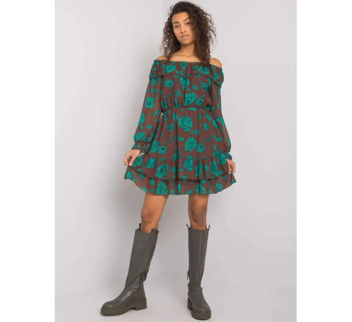 Šaty DHJ SK 15015.56P hnědá