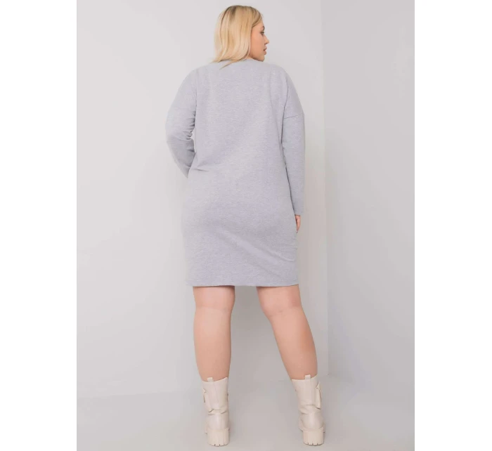 Šaty RV SK 7178.44 šedá