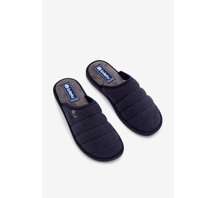 Pánské domácí pantofle Inblu – granátové