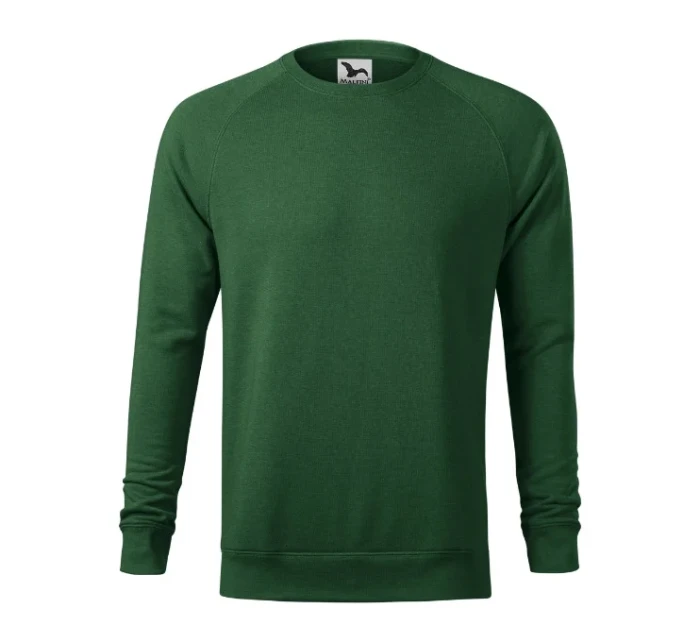 model 20633263 mikina pánská lahvově zelený melír - MALFINI, a.s. model 20633263 mikina pánská lahvově zelený melír - MALFINI, a.s.