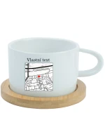 Personalizovaný hrneček Makronka s mapou Personalizovaný hrneček Makronka s mapou