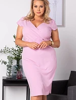 Dámské šaty SA616 starorůžové - Karko