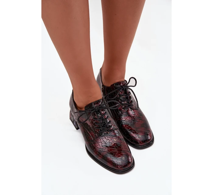 Polobotky na podpatku model 218695 Step in style Polobotky na podpatku model 218695 Step in style