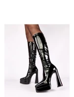 Kozačky na podpatku  model 221356 Solea