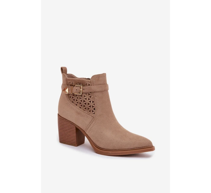 Boty na podpatku  model 224703 Step in style