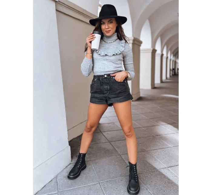 Dámský svetr NOAH světle šedý Dstreet MY1410 Dámský svetr NOAH světle šedý Dstreet MY1410