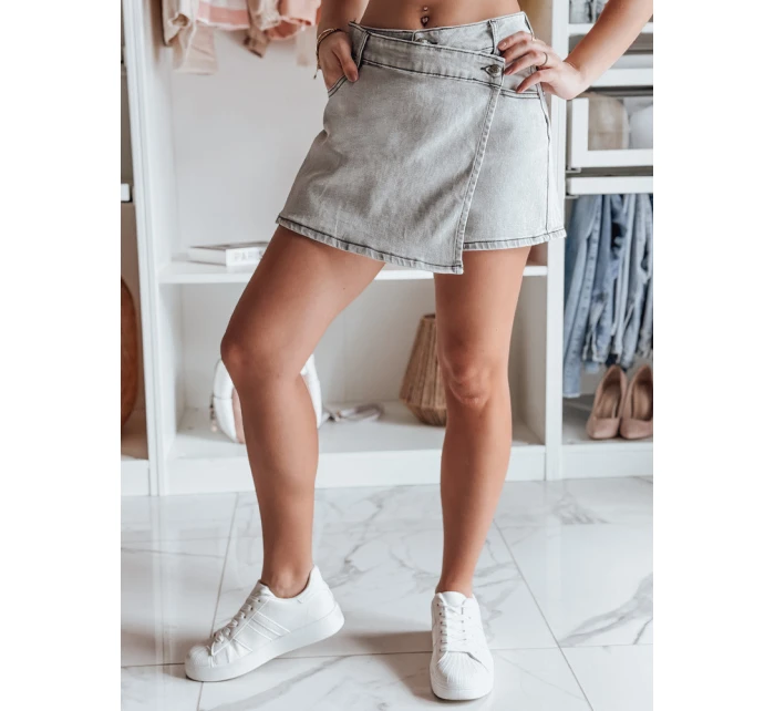 Dámská džínová šedá model 21987529 - Dstreet Dámská džínová šedá model 21987529 - Dstreet