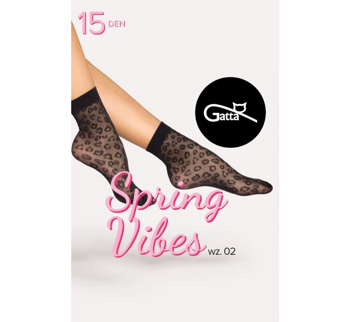 Ponožky Gatta Spring Vibes wz.02 15 den