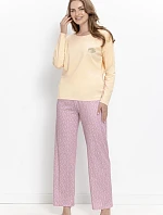 Pyžamo Taro 3617 Marigold, dlouhé rukávy, velikosti S–XL, Z26/27