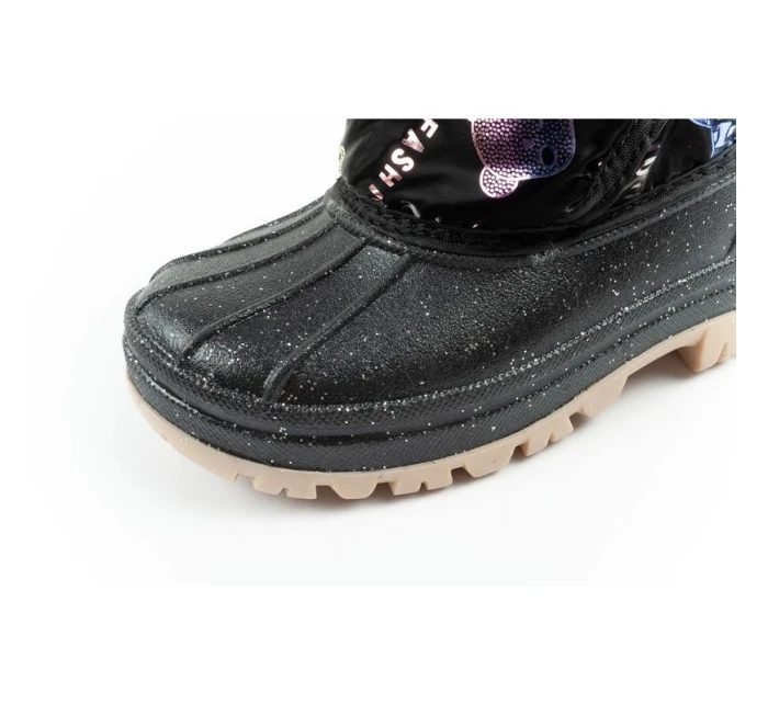 Lee Cooper zimní sněhule dětské zateplené sněhule pro dívky černé