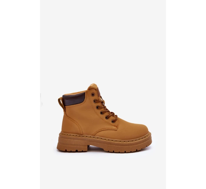 Dámské zimní botky hnědé model 21631388 - Boto Dámské zimní botky hnědé model 21631388 - Boto