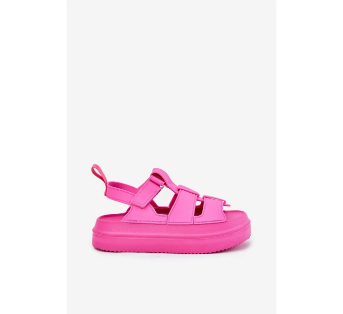 Dámské Sandály Na Platformě Fuchsie Nitavelia Dámské Sandály Na Platformě Fuchsie Nitavelia
