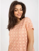 Šaty LK SK 1119.96 broskví