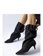 Boty na podpatku model 206501 Solea Boty na podpatku model 206501 Solea