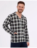 Cornette pyžamo 114/73 dlouhé/r 3XL-5XL pánské rozepínací Cornette pyžamo 114/73 dlouhé/r 3XL-5XL pánské rozepínací