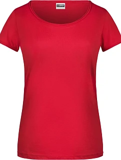 Dámské tričko z bio bavlny 02. red model 22533852 - Daiber