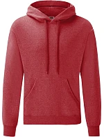 Classic Hooded Sweat Mikina s kapucí model 22534017 heather red - Fruit of the Loom Classic Hooded Sweat Mikina s kapucí model 22534017 heather red - Fruit of the Loom