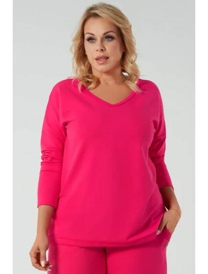 Italská móda Madri long barva:fuchsiová Italská móda Madri long barva:fuchsiová