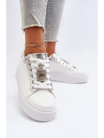 Dámské tenisky s ozdobou Bílé Celedria