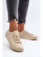 Klasické Dámské Tenisky Big Star NN274286 Bežové Klasické Dámské Tenisky Big Star NN274286 Bežové