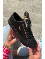 Dámské Tenisky Z Eko Kůže Big Star model 21693148 Černé - Big Star Shoes