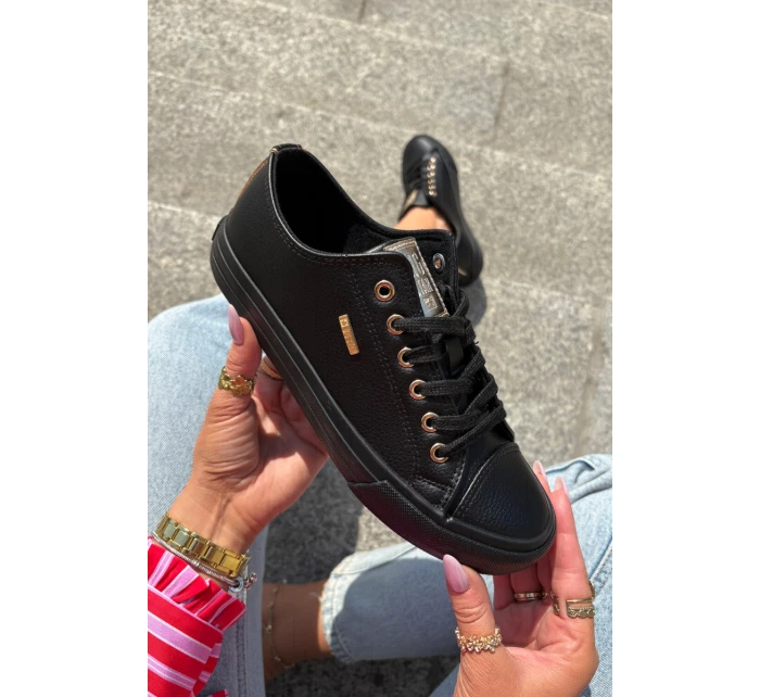 Dámské Tenisky Z Eko Kůže Big Star model 21693148 Černé - Big Star Shoes